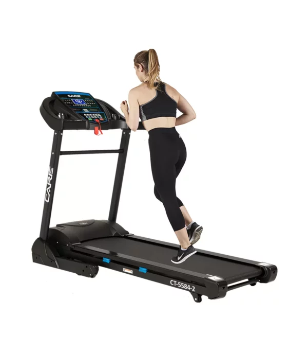 femme qui court sur le Tapis de course pliable - FITRUN PRO